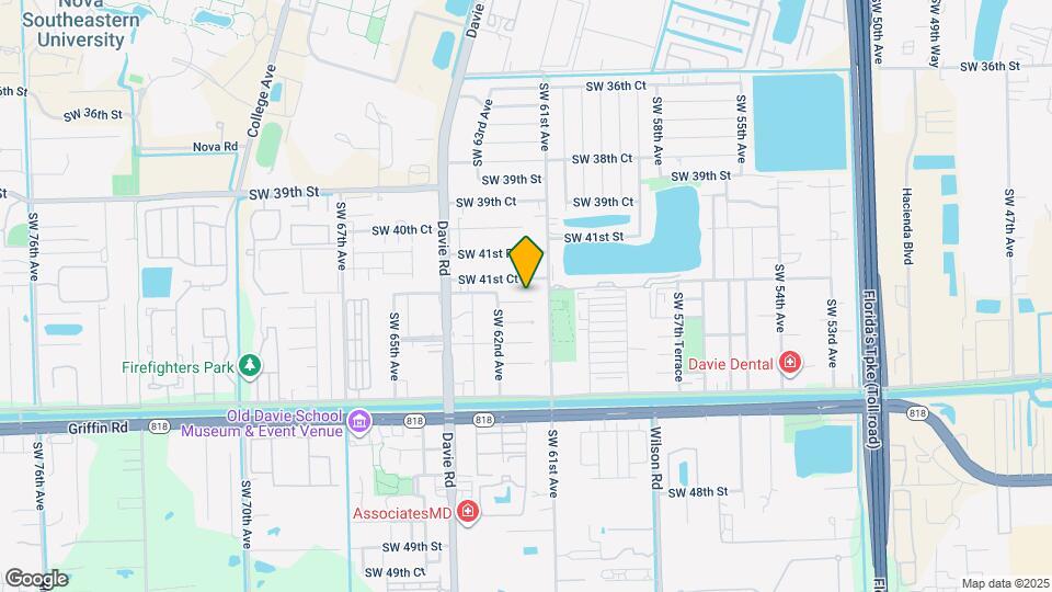 6111 SW 42nd Ct Map and Location Details