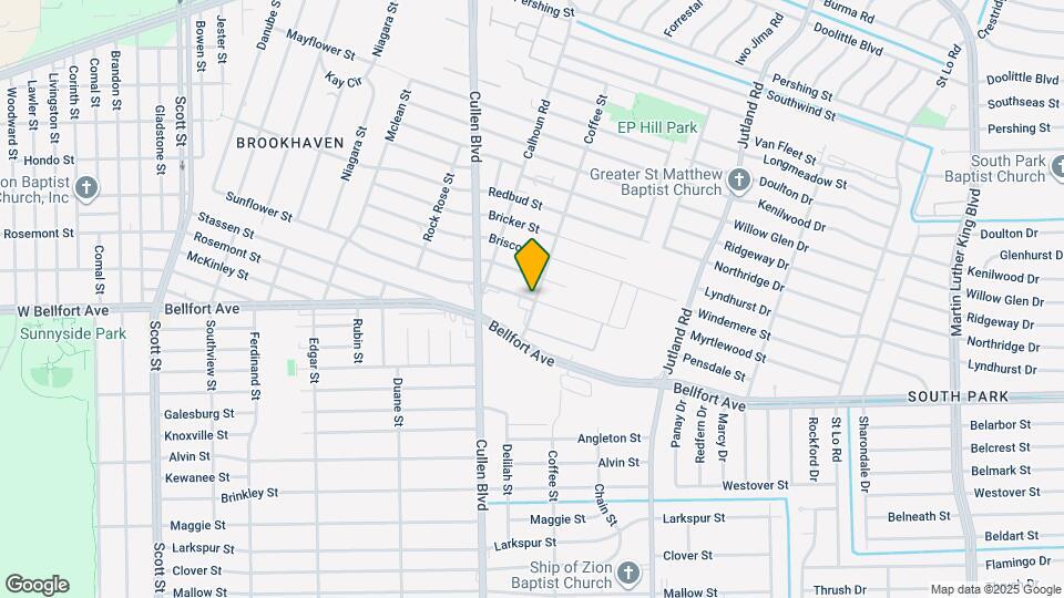 4909 Sunflower St Map and Location Details