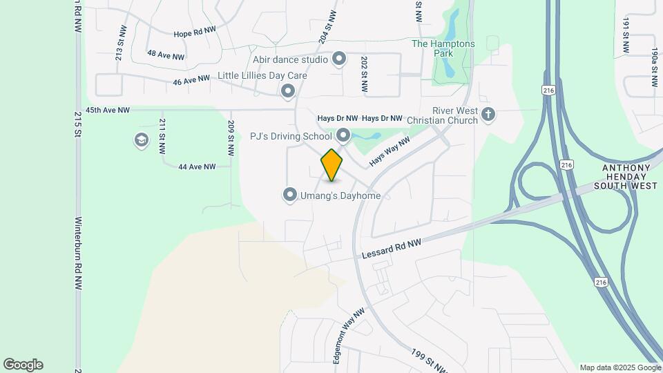 3042 Harvey Cres NW Map and Location Details