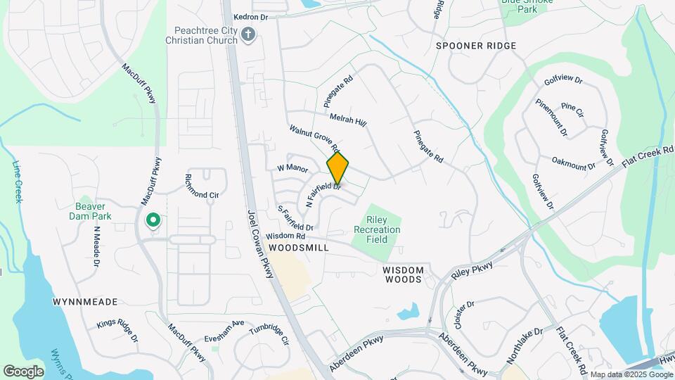 632 N Fairfield Dr Map and Location Details