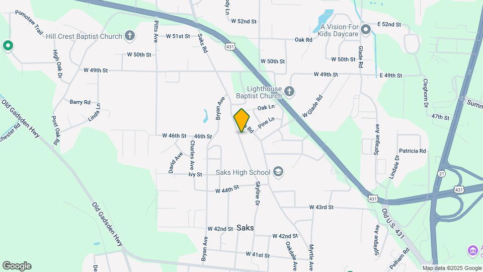 4609 Skyline Dr Map and Location Details