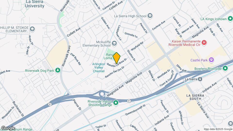 45341 Rancho La Brea Dr Map and Location Details