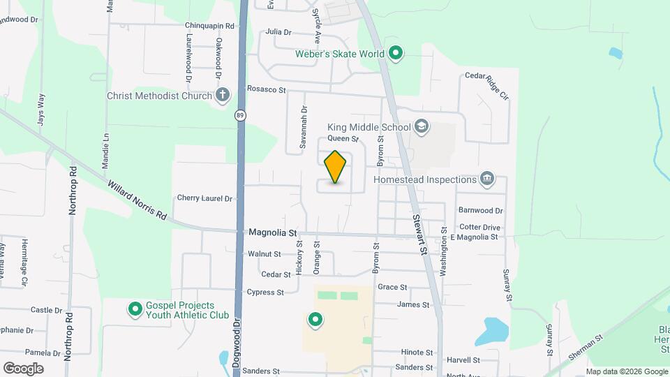 6506 Colonial Dr Map and Location Details