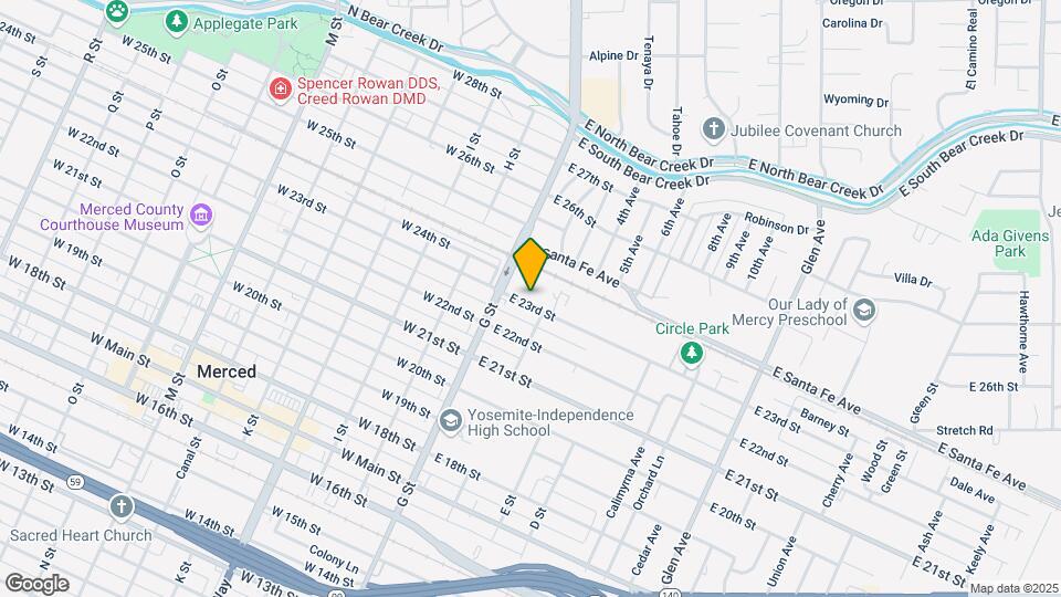 65 E 23rd St Map and Location Details