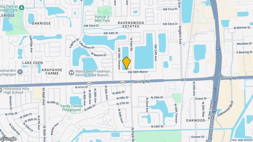 2701 SW 58th Manor Map and Location Details