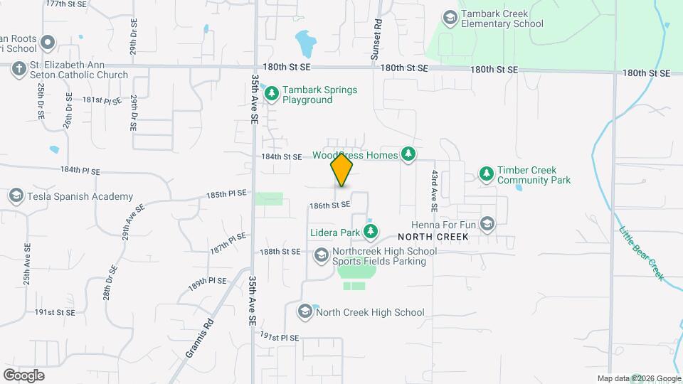 18513 38th Dr SE Map and Location Details