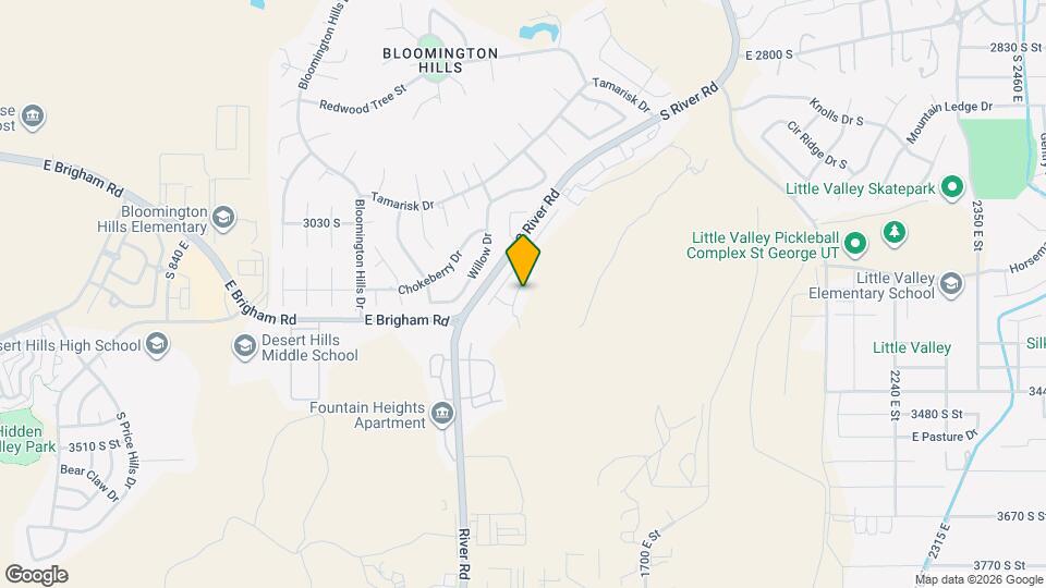 3243 S Fossil Hls Dr Map and Location Details