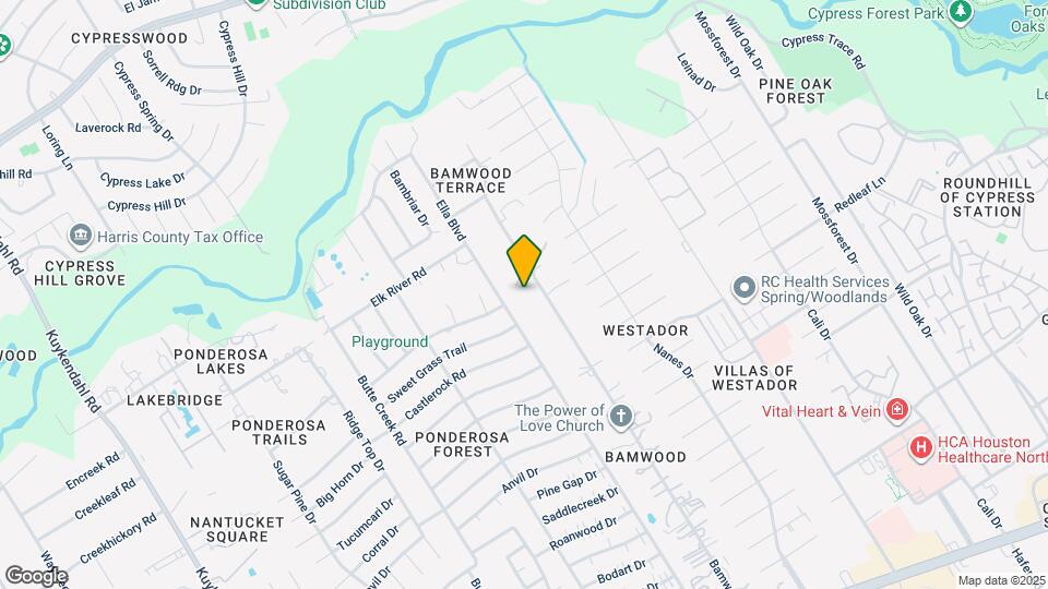 17811 Bamwood Rd Map and Location Details