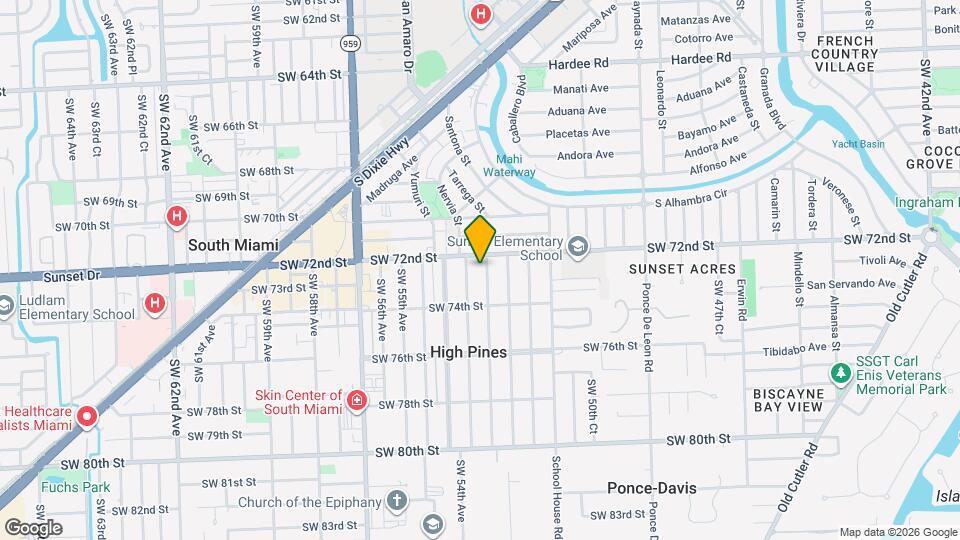 7220 SW 53rd Ct Map and Location Details