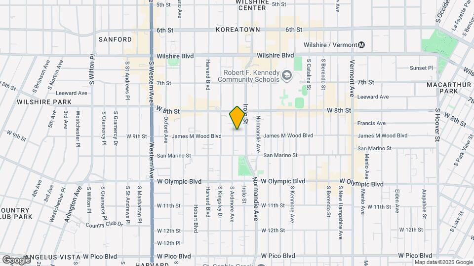 860 S Ardmore Ave Map and Location Details