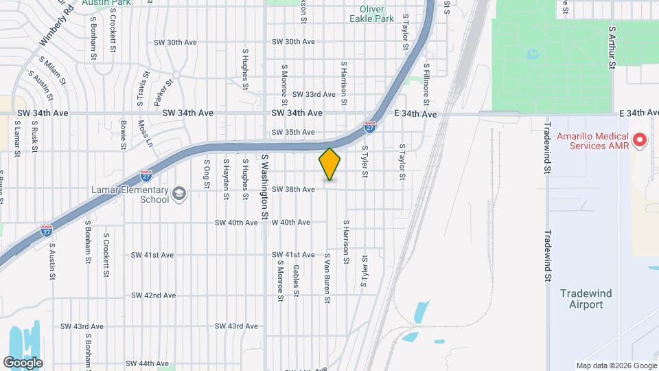 3709 S Van Buren St Map and Location Details