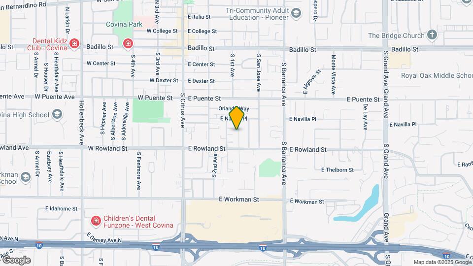 531 S 1st Ave Map and Location Details