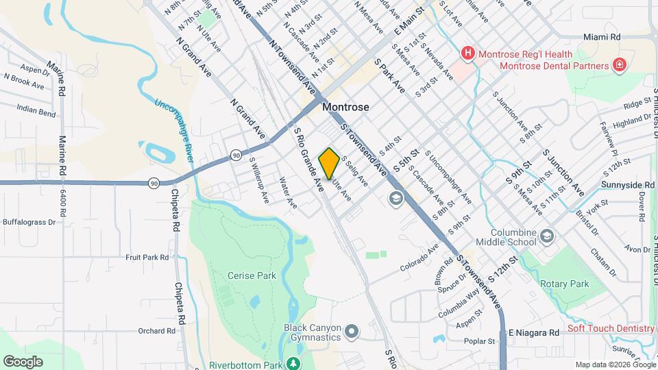 308 S Ute Ave, Unit 308 - No Smoking and No Pets Map and Location Details