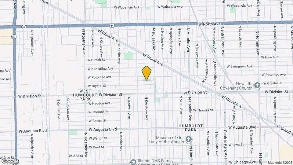 4028 W Crystal St, Unit 2 Map and Location Details