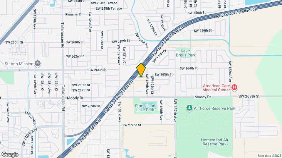 12937 SW 265th Terrace Map and Location Details