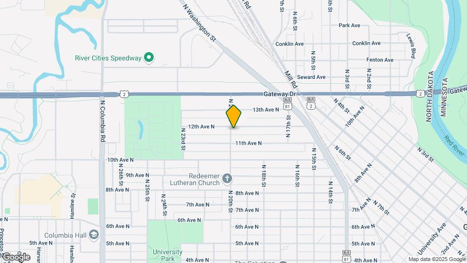 1923 12th Ave N Map and Location Details