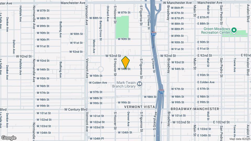 616 W 94th St Mapa y Detalles de la Ubicación