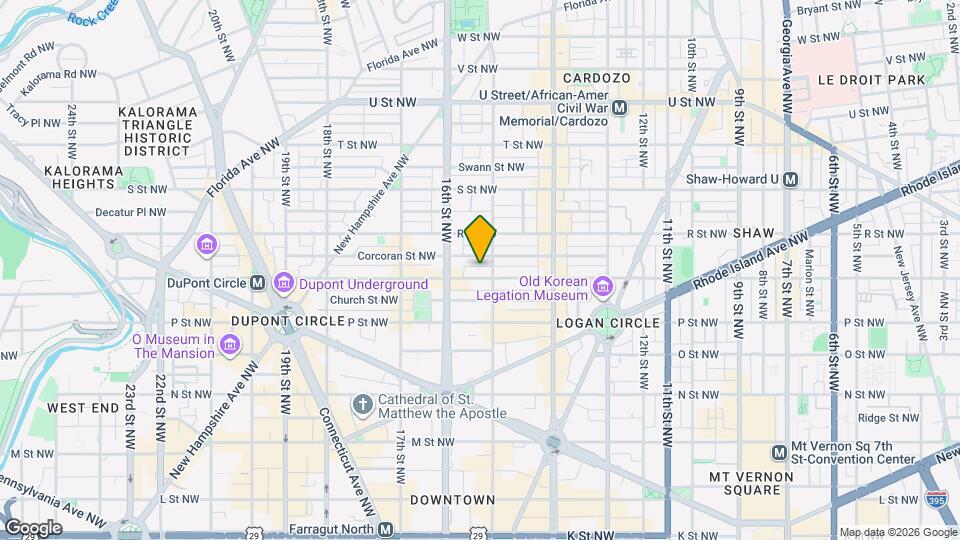 1509 Q St NW, Unit SI FL1-ID1539660P Map and Location Details