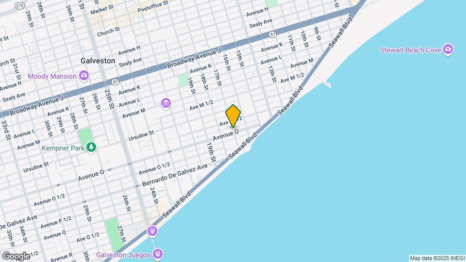 1617 17th St Map and Location Details