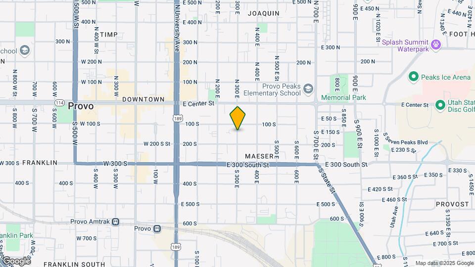 145 E 300 S, Unit Home Map and Location Details