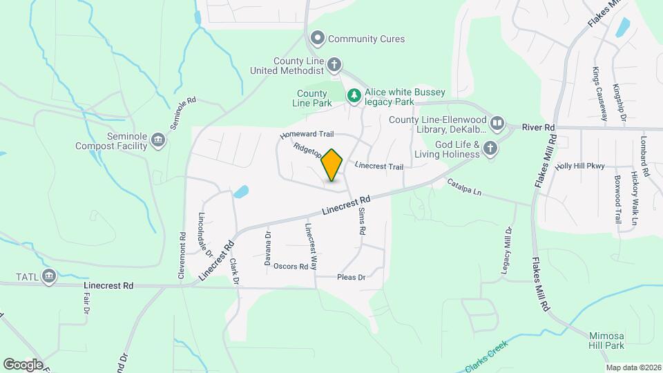 3303 Homeward Trail Mapa y Detalles de la Ubicación