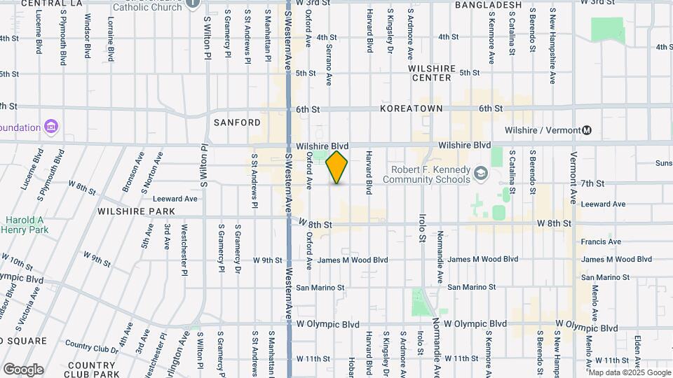 702 Serrano Ave Map and Location Details