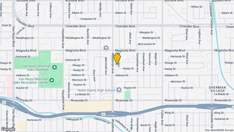 Buffalo Sherman Oaks Apartments Map and Location Details