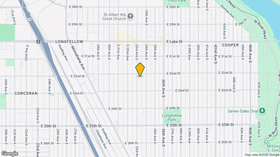 3215 33rd Ave S, Unit Lower Duplex Mapa y Detalles de la Ubicación