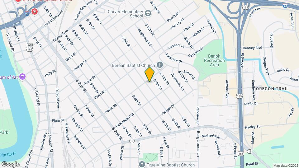 1405 s 8th st Map and Location Details