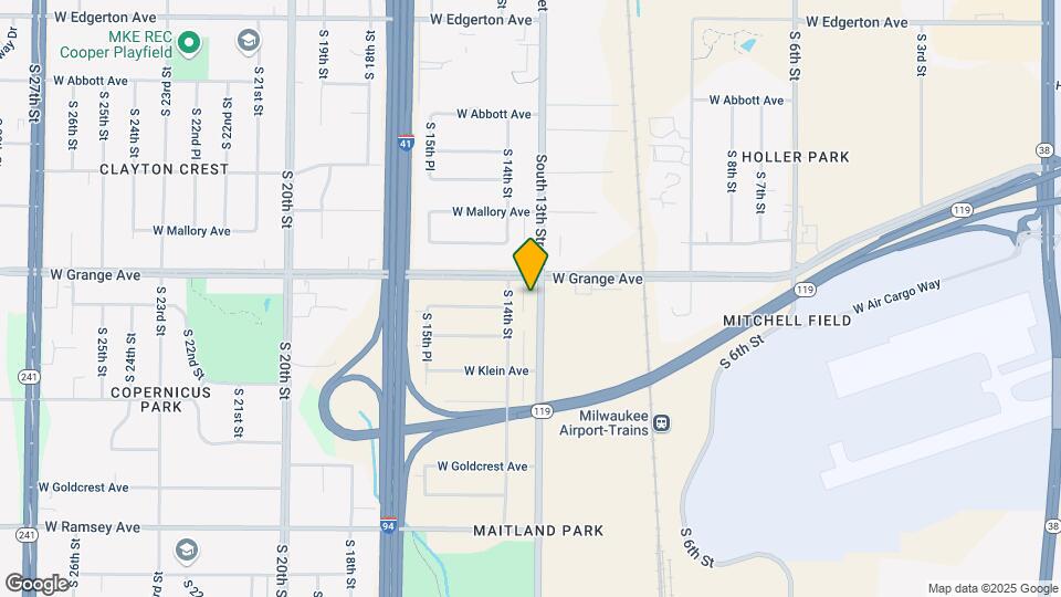 5527 S 13th St Map and Location Details