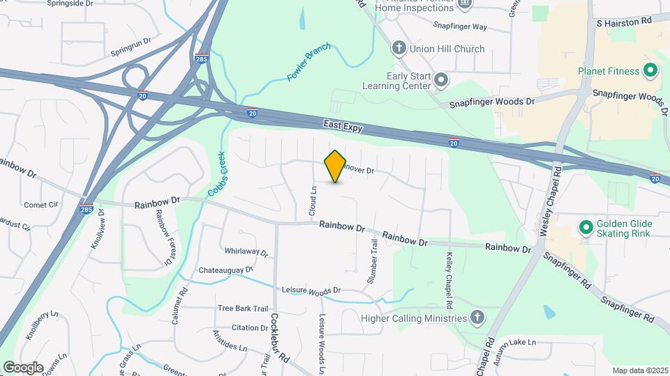 3863 Creekbank Cove Map and Location Details