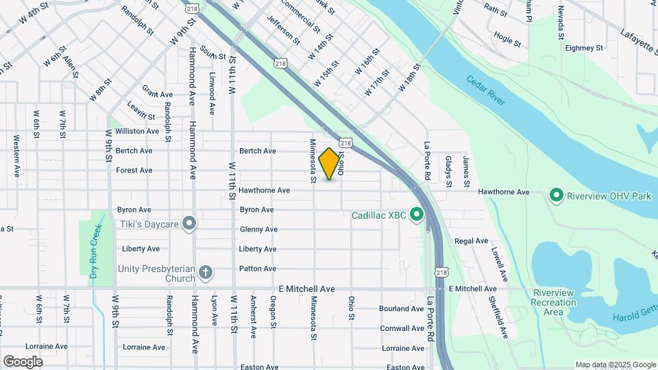 1723 Hawthorne Ave Map and Location Details
