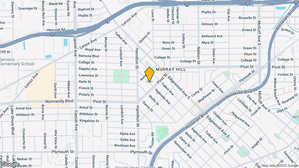 966 Ingleside Ave Map and Location Details