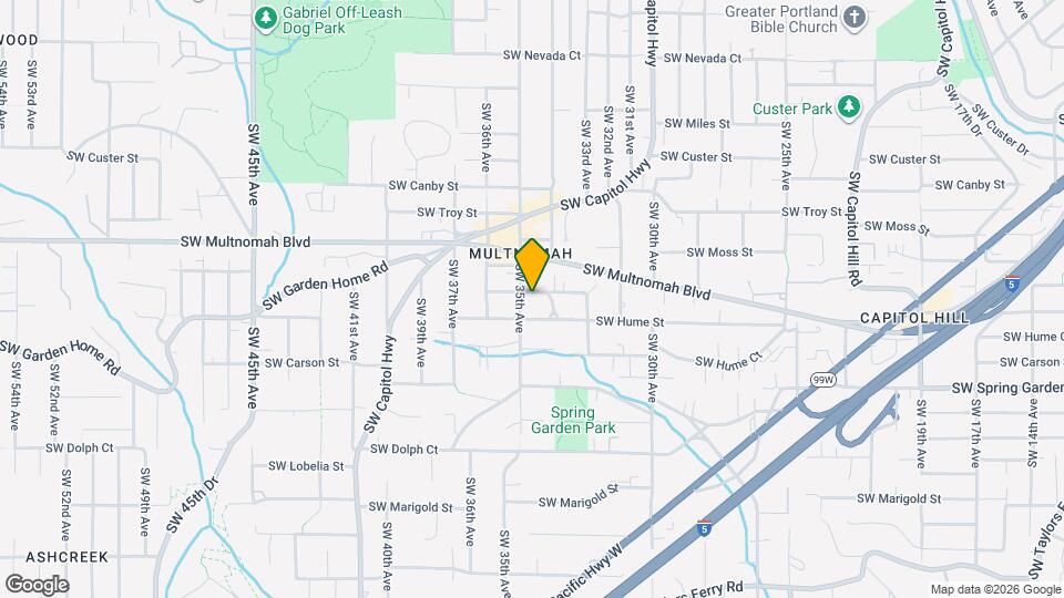 3440 SW Falcon St Map and Location Details