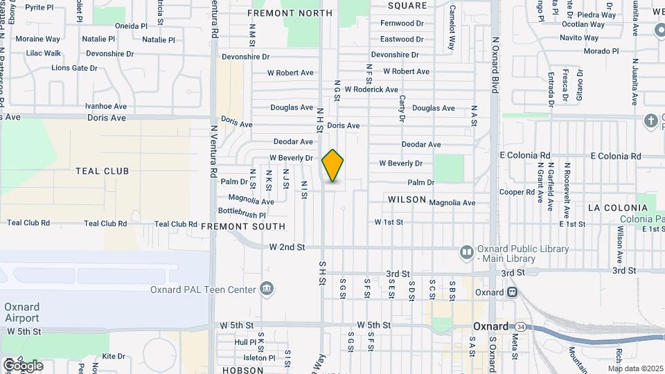 818 Palm Dr Map and Location Details
