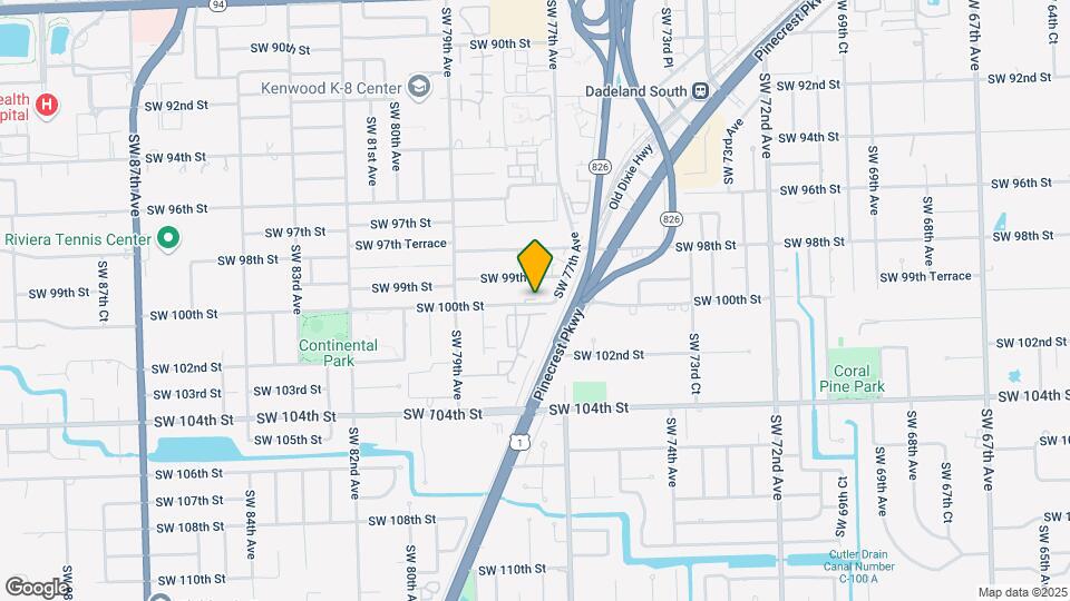 7749 SW 100th St Mapa y Detalles de la Ubicación