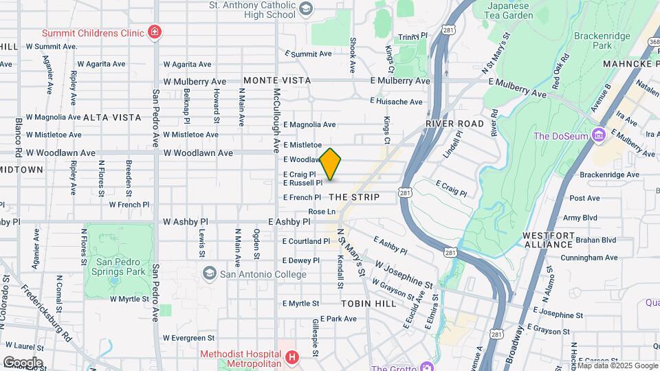 310 E Russell Pl Map and Location Details