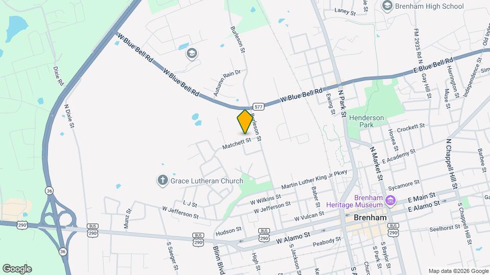 606 Matchett St Map and Location Details