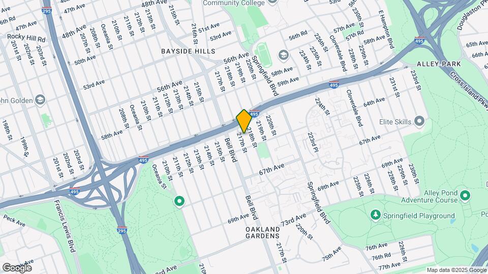 61-21 217th St Mapa y Detalles de la Ubicación