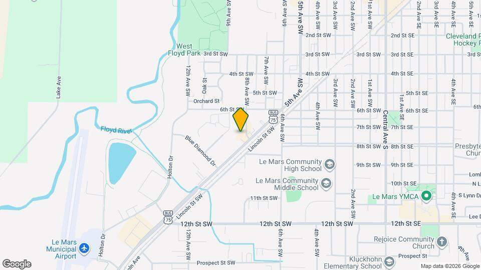 635 8th Ave SW Map and Location Details