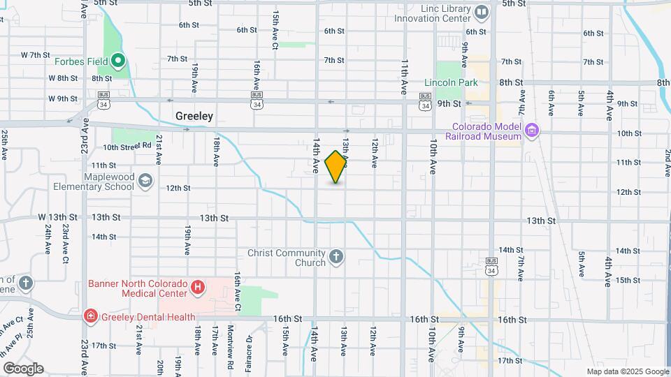 1307-1312 12th St Mapa y Detalles de la Ubicación
