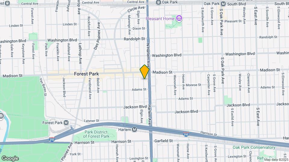 424 Elgin Ave Map and Location Details