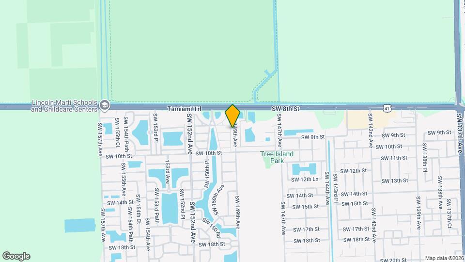 905 SW 149th Ct Map and Location Details