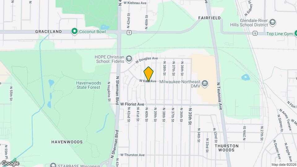 3931 W Kaul Ave Mapa y Detalles de la Ubicación