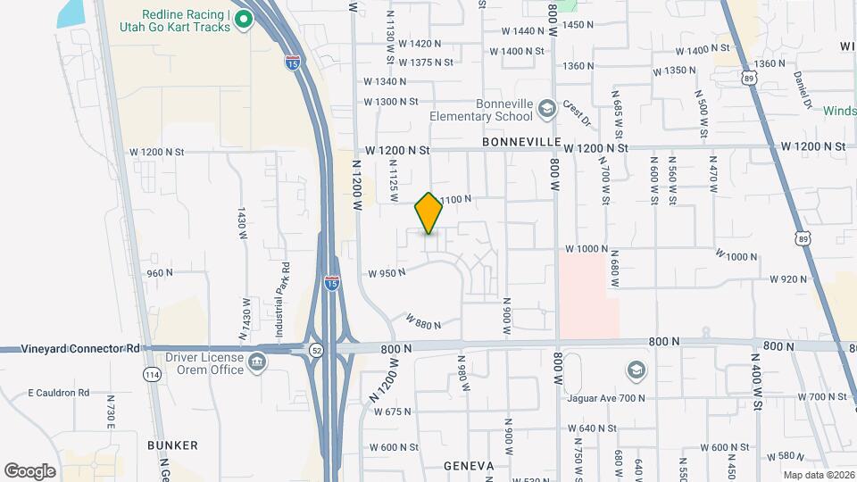 1006 N 1030 W St Map and Location Details