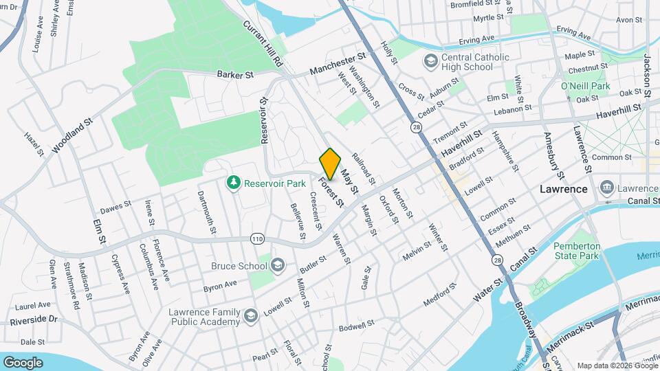 21 Forest St Map and Location Details