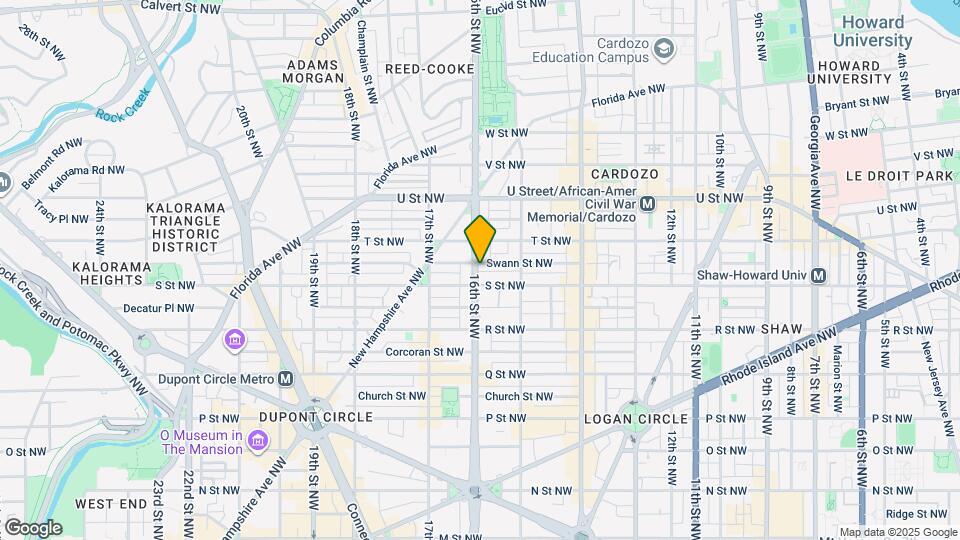 1813 16th St NW Map and Location Details