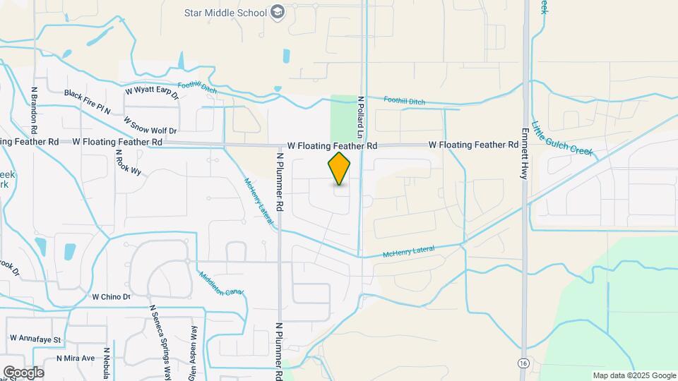 1416 N Garnet Creek Ave Map and Location Details