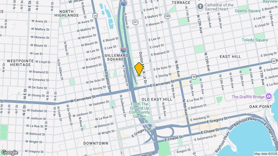 308 E Strong St Map and Location Details