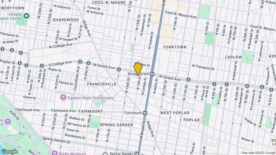 920 N 15th St, Unit 1 Map and Location Details